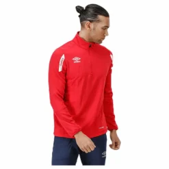 Umbro Core Sweat Half Zip Red Röd Online