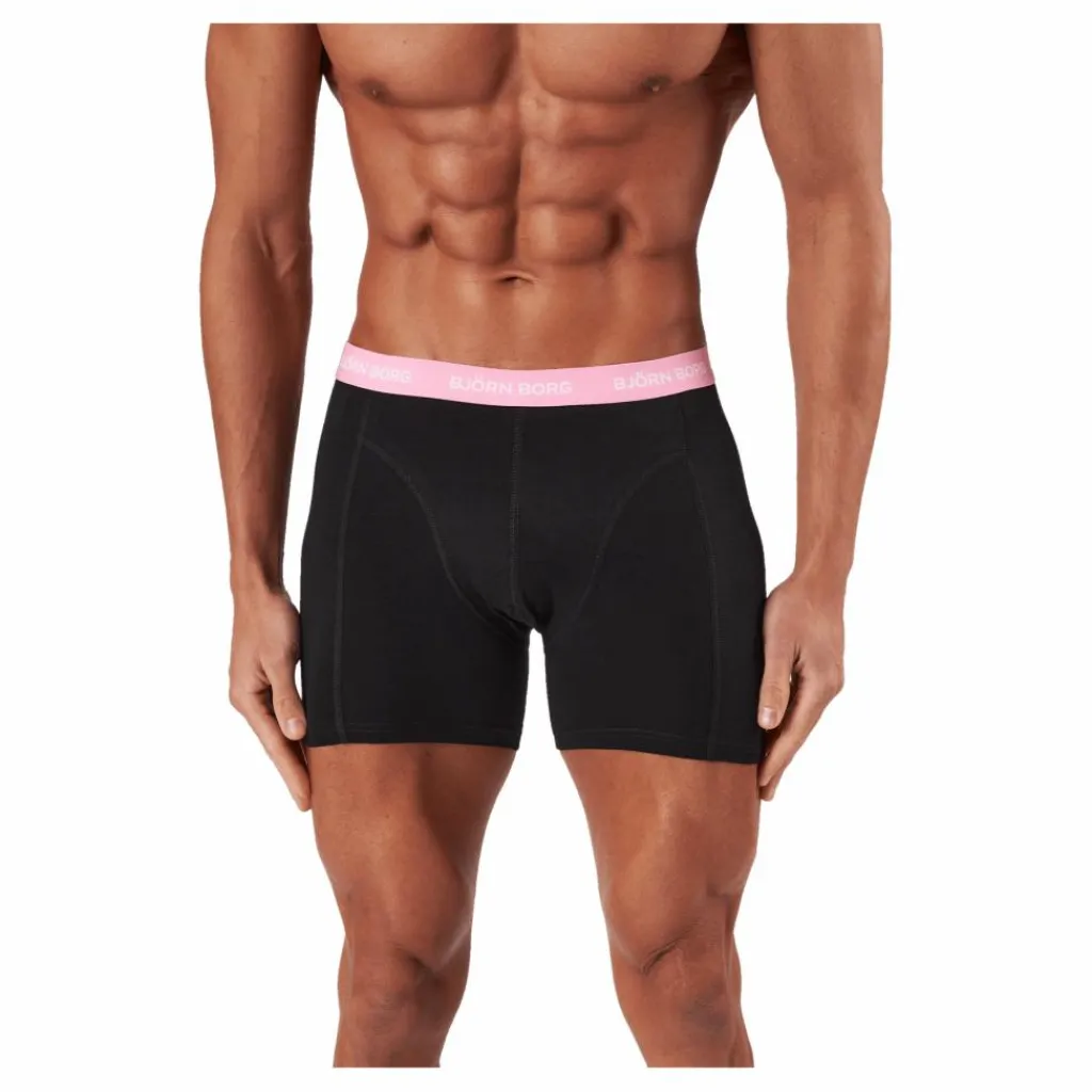 Björn Borg Cotton Stretch Boxer 5p Multipack 3 Svart Clearance