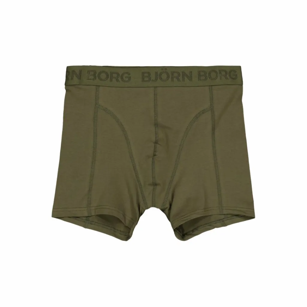 Björn Borg Cotton Stretch Boxer 5p Multipack 6 Grön Outlet