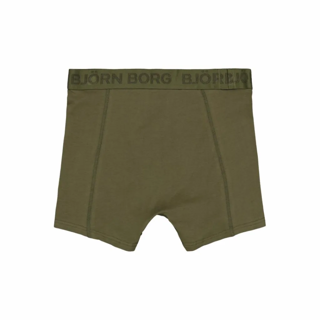 Björn Borg Cotton Stretch Boxer 5p Multipack 6 Grön Outlet