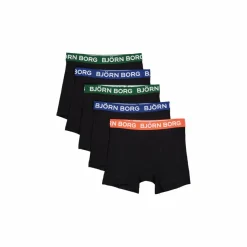 Björn Borg Cotton Stretch Boxer 5p Multipack 4 Svart Discount