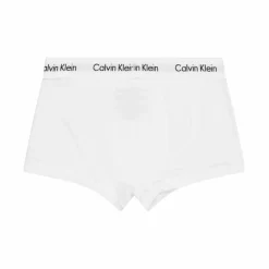 Calvin Klein Cotton Stretch 3P Low Rise Trunk White Vit Discount