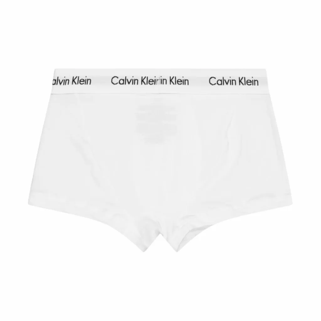 Calvin Klein Cotton Stretch 3P Low Rise Trunk White Vit Discount