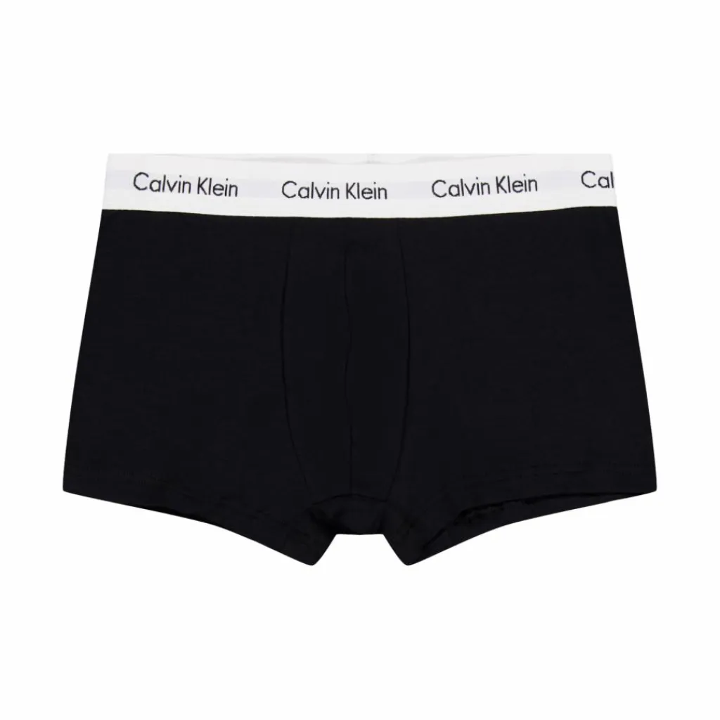 Cotton Stretch 3P Low Rise Trunk Black*Calvin Klein New
