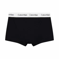 Cotton Stretch 3P Low Rise Trunk Black*Calvin Klein New