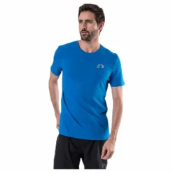 Newline Cotton/Poly Tee Blue Blå Sale