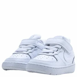 Court Borough Low 2 Baby/Toddler Shoes WHITE/WHITE-WHITE*Nike Hot
