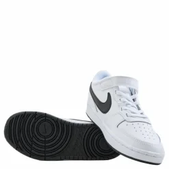 Court Borough Low 2 Little Kids' Shoes WHITE/BLACK*Nike Hot