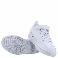 Nike Court Borough Low 2 Little Kids' Shoes WHITE/WHITE-WHITE Vit Hot
