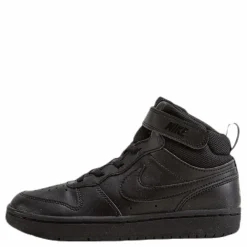 Court Borough Mid 2 Little Kids' Shoes BLACK/BLACK-BLACK*Nike Discount