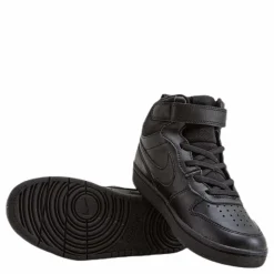 Court Borough Mid 2 Little Kids' Shoes BLACK/BLACK-BLACK*Nike Discount