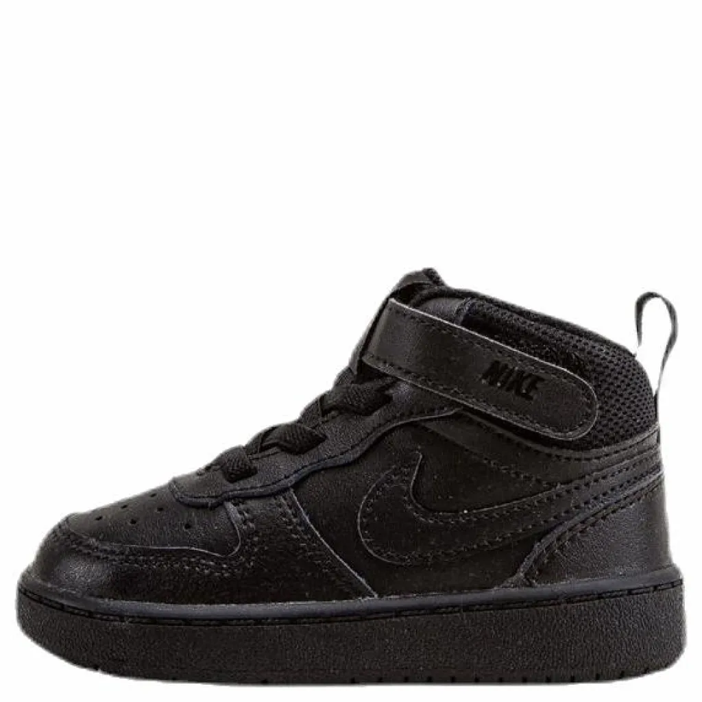 Nike Court Borough Mid Sneaker TD Black Svart Best