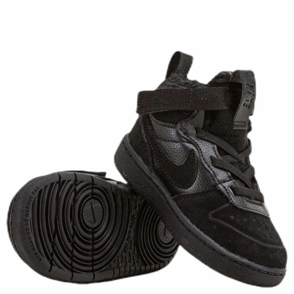 Court Borough Mid Winterized TD Kids Black*Nike Hot