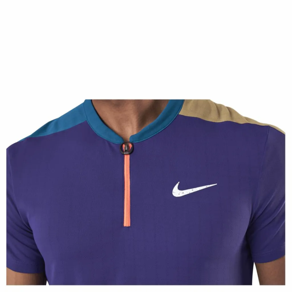 Court Breathe Slam Polo Purple/Green*Nike Clearance
