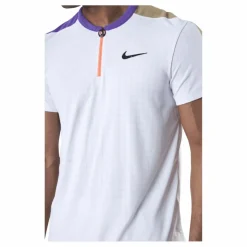 Court Breathe Slam Polo White/Beige*Nike New