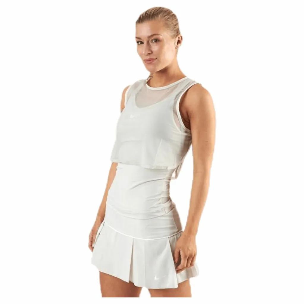 Nike Court Dri-FIT Tank Beige Vit New