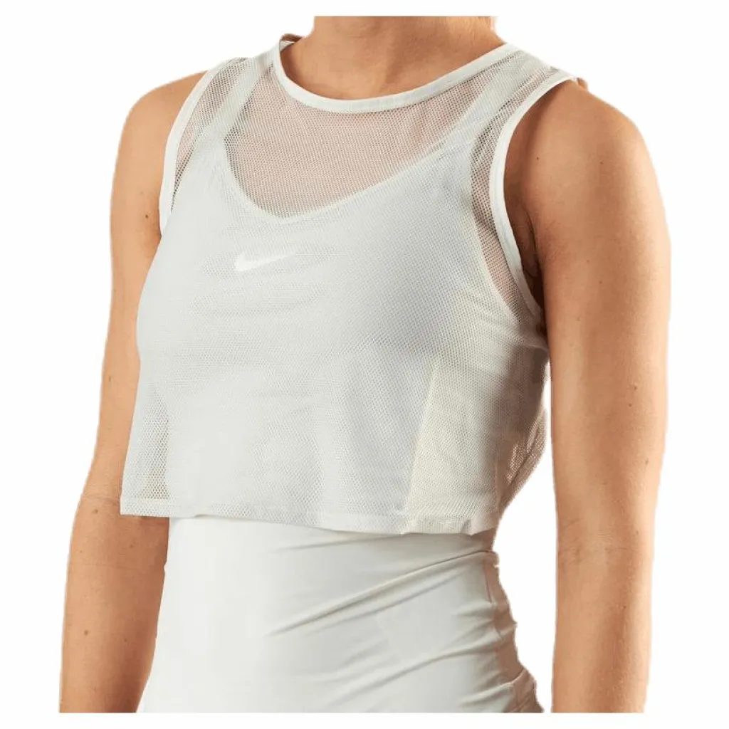 Nike Court Dri-FIT Tank Beige Vit New