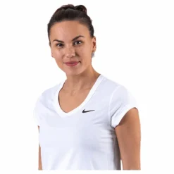 Nike Court Dri-FIT White/Black Vit Outlet
