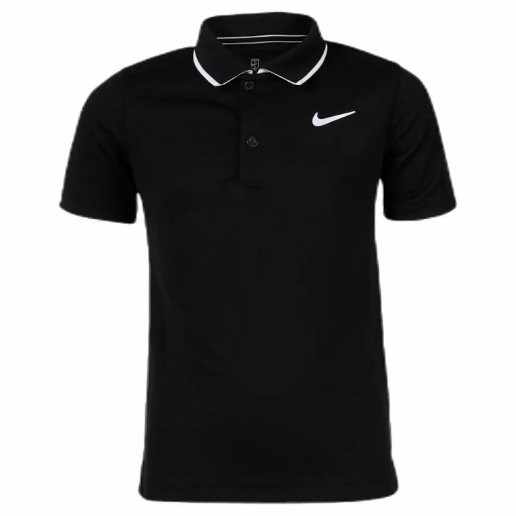 Nike Court Dry Polo Team Black Svart Discount