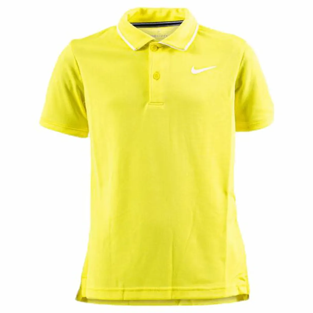 Nike Court Dry Polo Team Yellow Gul New