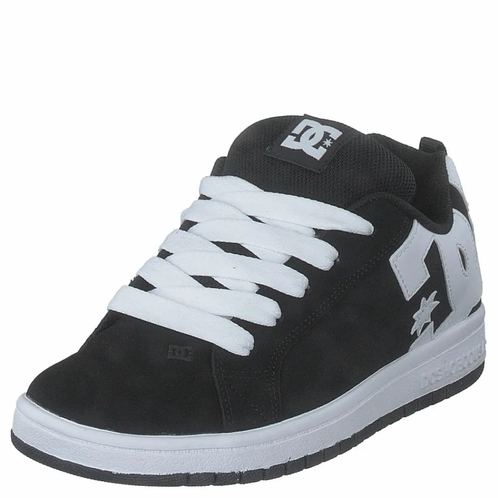 DC Shoes Court Graffik Black/white Svart Clearance