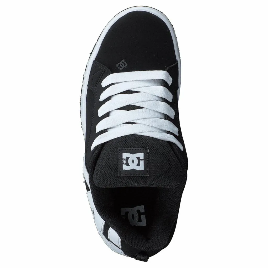 DC Shoes Court Graffik Black/white Svart Clearance