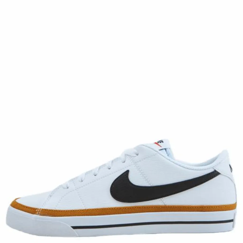 Nike Court Legacy Next Nature Women's Shoes WHITE/BLACK-DESERT OCHRE-TEAM ORANGE Vit Clearance