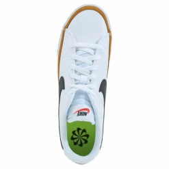 Nike Court Legacy Next Nature Women's Shoes WHITE/BLACK-DESERT OCHRE-TEAM ORANGE Vit Clearance