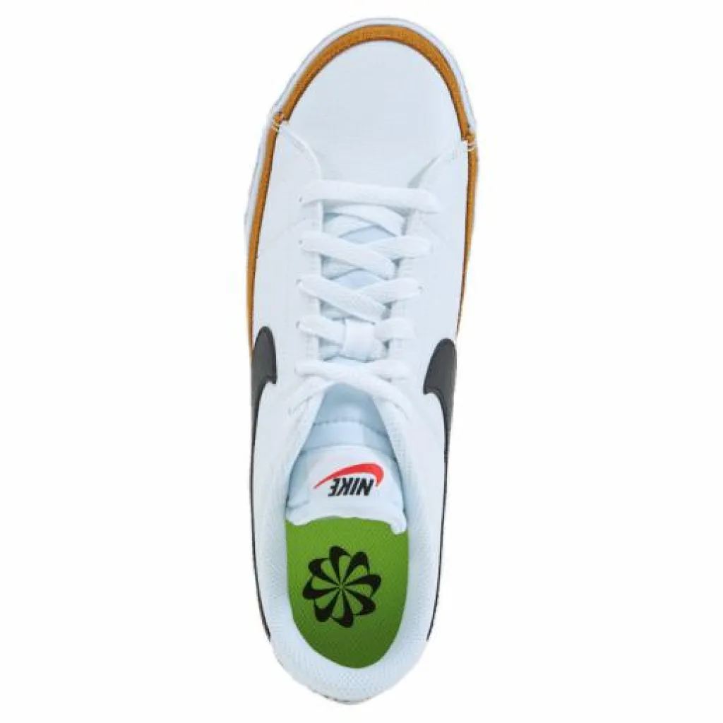 Nike Court Legacy Next Nature Women's Shoes WHITE/BLACK-DESERT OCHRE-TEAM ORANGE Vit Clearance