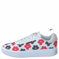 adidas Court Platform CLN Shoes Cloud White / Cloud White / Cloud White Vit och Flerfärgad Hot