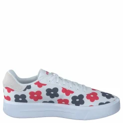 adidas Court Platform CLN Shoes Cloud White / Cloud White / Cloud White Vit och Flerfärgad Hot