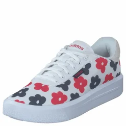 adidas Court Platform CLN Shoes Cloud White / Cloud White / Cloud White Vit och Flerfärgad Hot
