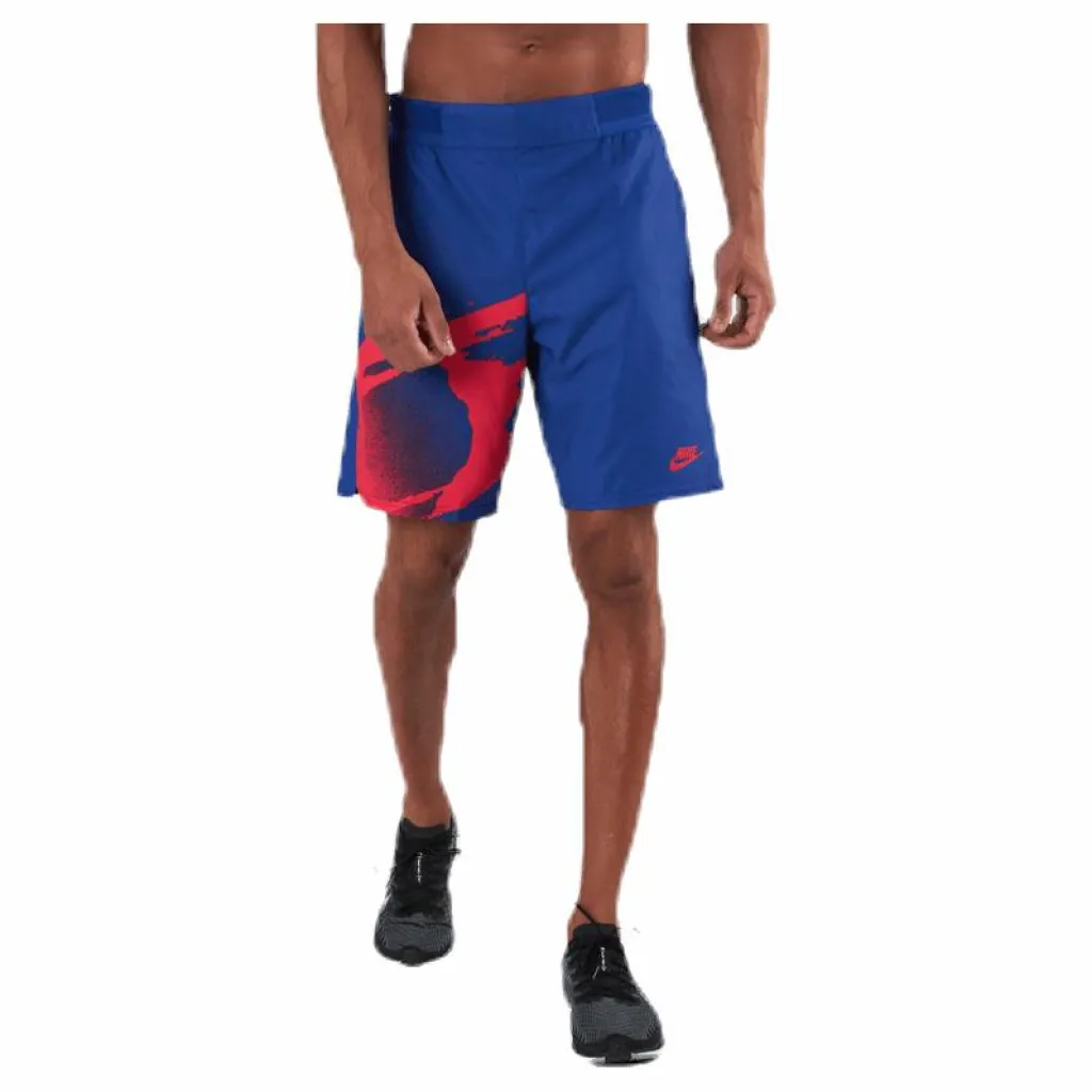 Nike Court Slam Ny Nt Shorts Blue/Red Blå Online