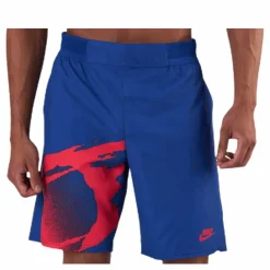 Nike Court Slam Ny Nt Shorts Blue/Red Blå Online