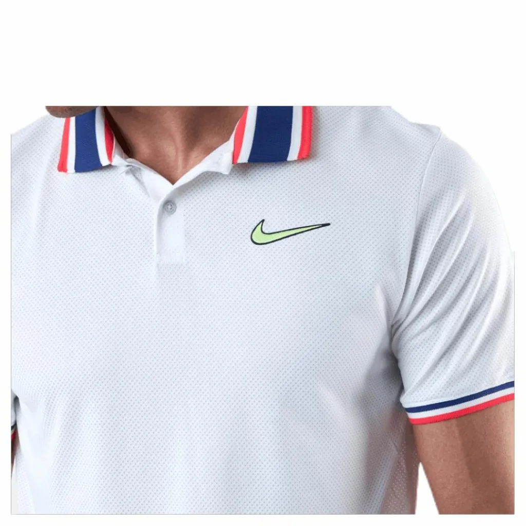 Court Slam Polo White/Green*Nike Online