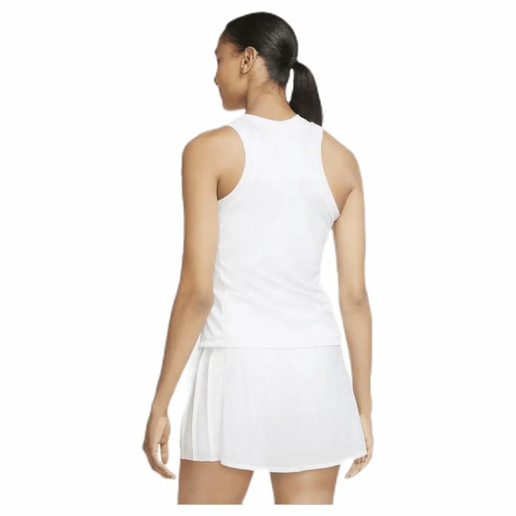 Nike Court Slam Tank White Vit Outlet