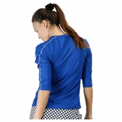 Nike Court Top 3QT Blue Blå Online