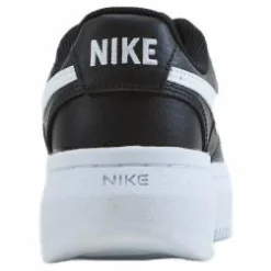 Nike Court Vision Alta Leather Wome Black/white Svart Discount