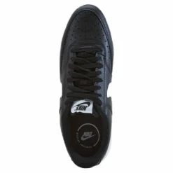 Nike Court Vision Alta Leather Wome Black/white Svart Discount