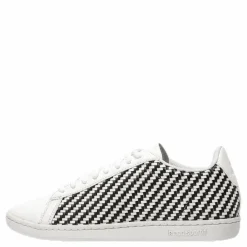 CourtsetT W Woven White/Black*Le Coq Sportif Hot