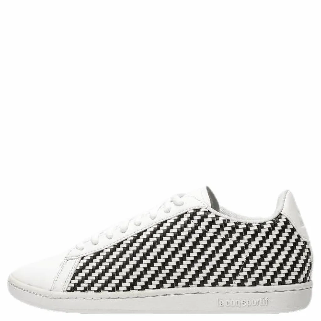 CourtsetT W Woven White/Black*Le Coq Sportif Hot