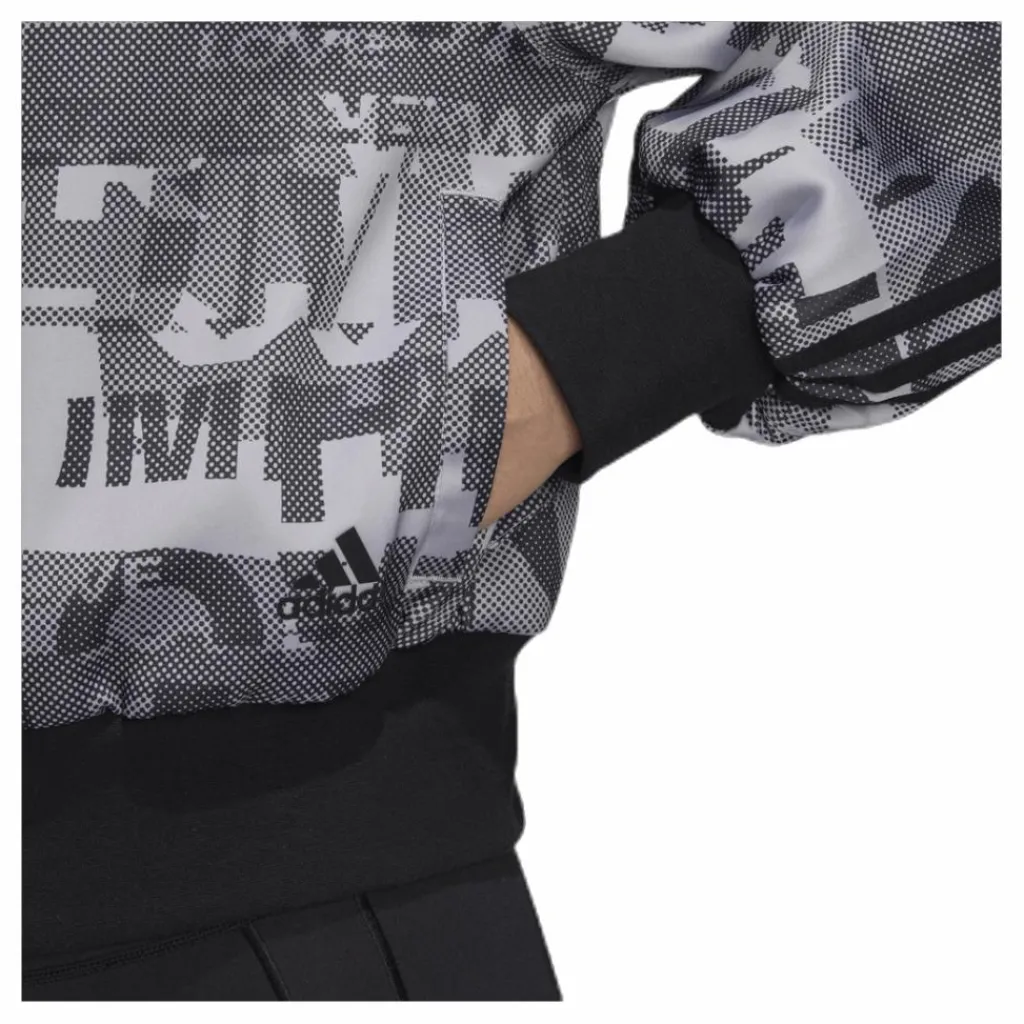 Cover Up Jacket Black/Grey*adidas Discount