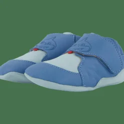 Affenzahn Crawling Shoe Leather Crawly Shark Blue New