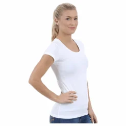 Bread & Boxers Crew Neck White Vit New