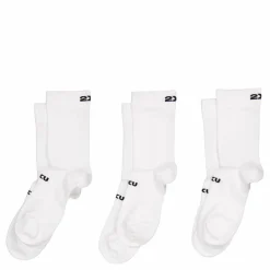 2XU Crew Socks 3 Pack White/black Vit och Svart Discount