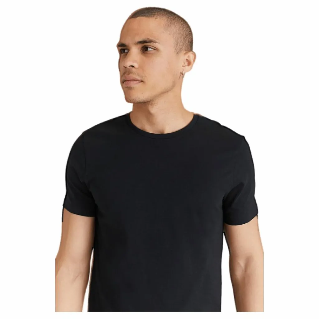 Bread & Boxers Crew-Neck Svart Clearance