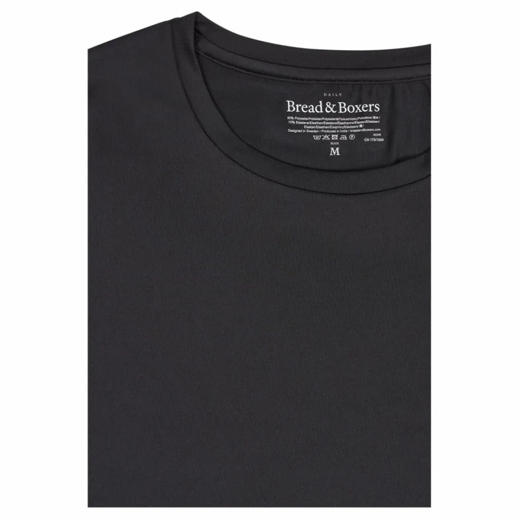 Bread & Boxers Crew-neck Active Svart New