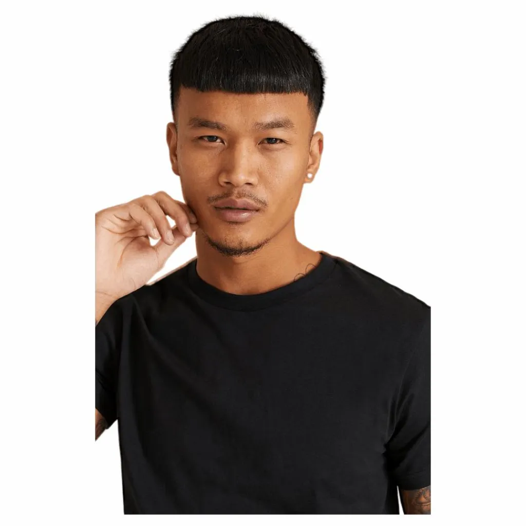 Bread & Boxers Crew-Neck Cotton Svart Best