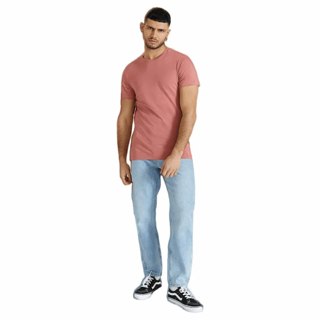 Bread & Boxers Crew-Neck Cotton Rosa Best