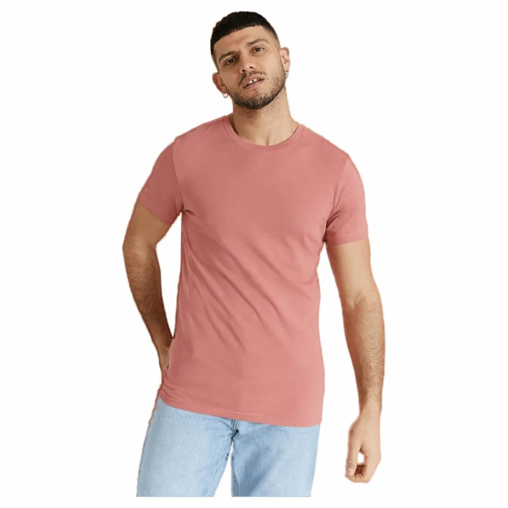 Bread & Boxers Crew-Neck Cotton Rosa Best
